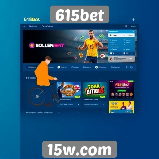 Acessibilidade e usabilidade do site 615bet