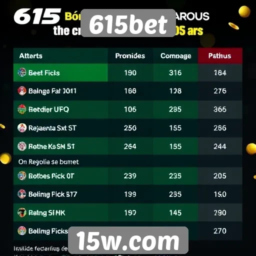 Comparativo de bônus da 615bet com concorrentes